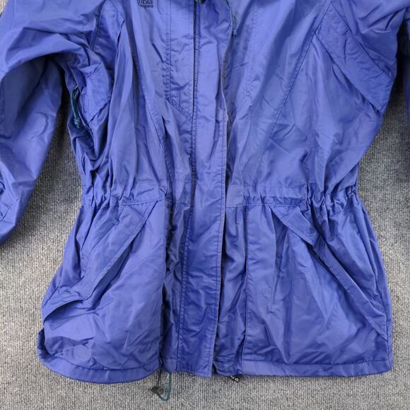 Columbia Womens Full Zip Jacket Coat Size L Blue Mesh Lining Logo - Picture 7 of 12